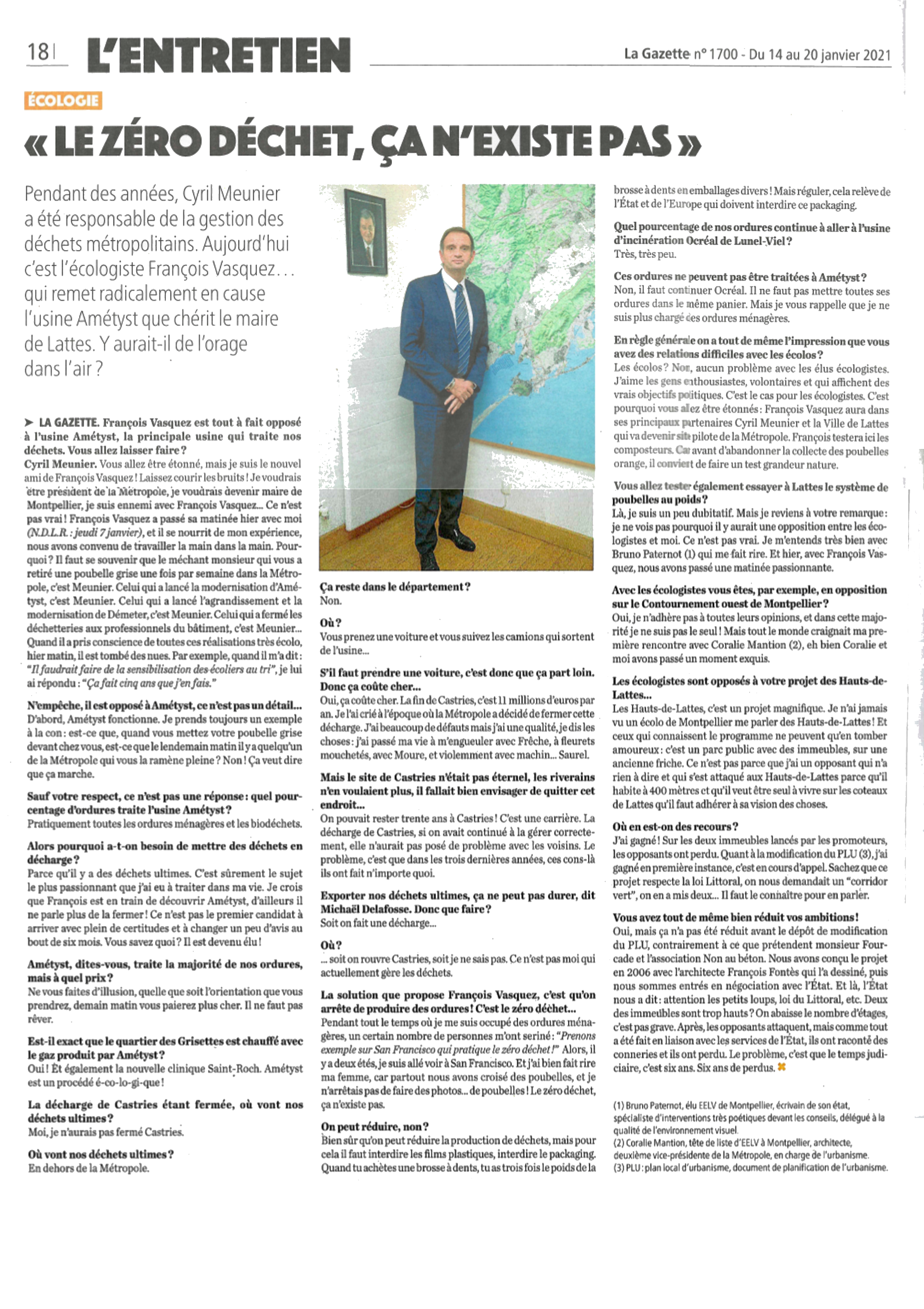 MEUNIER LA GAZETTE